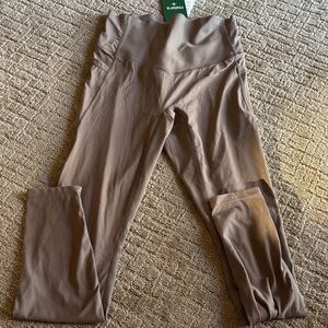 Halara Taupe High-Waisted Leggings